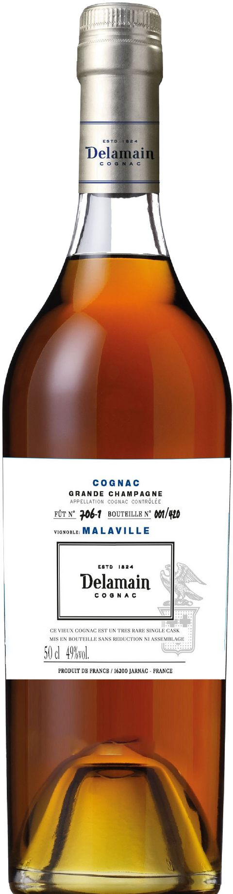 Malaville Single Cask Fut N°706-1---0---Cognac---Delamain---0.5