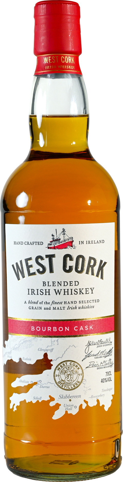 WEST CORK BOURBON CASK IRISH BLEND WHISKEY