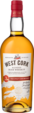 WEST CORK STOUT CASK IRISH BLEND WHISKEY