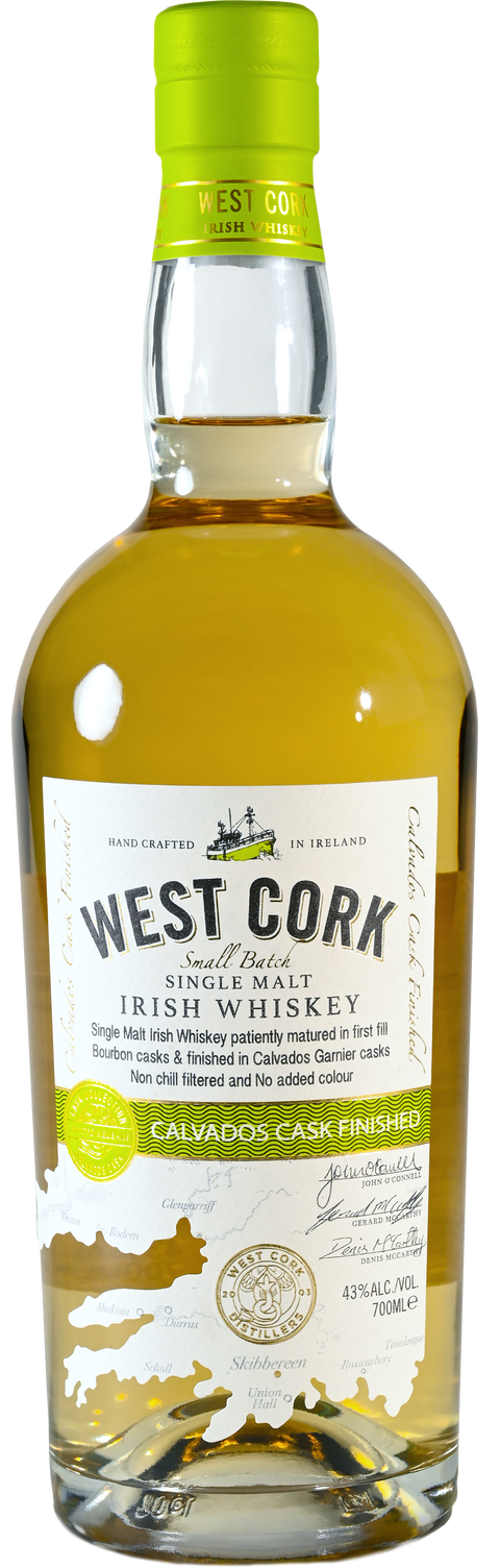 WEST CORK SINGLE MALT IRISH WHISKY CALVADOS CASK