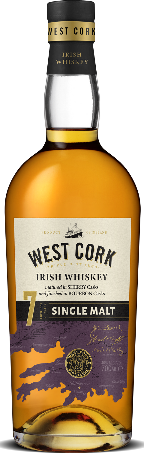 WEST CORK 7YO SINGLE MALT