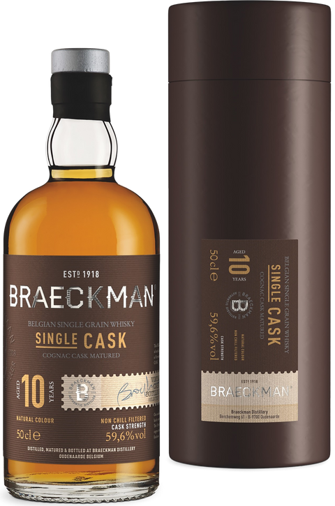 Single Grain & Barrel 10y COGNAC CASK 54---2010---Whisky---Braeckman---0.5