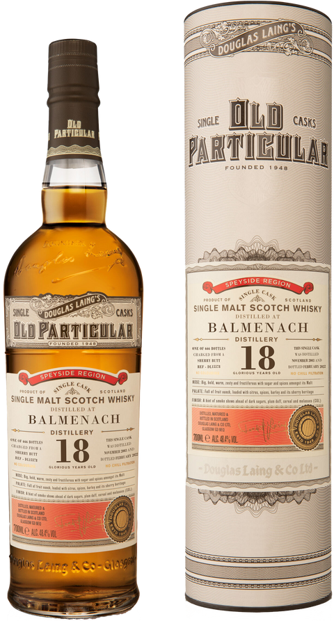 Old Particular Balmenach 18 Years---2003---Whisky---Douglas Laing---0.7