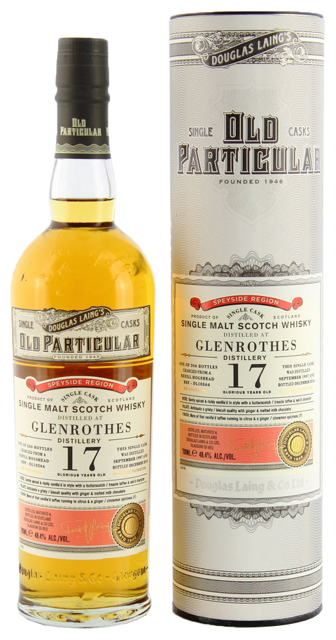 Old Particular Glenrothes 1997 17 Years Bourbon---1997---Whisky---Douglas Laing---0.7