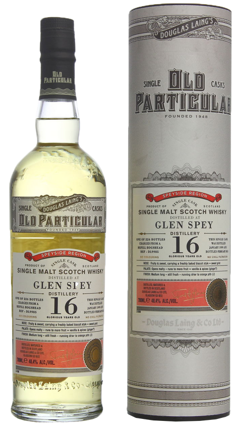 Old Particular Glen Spey 1999 16 Years---1999---Whisky---Douglas Laing---0.7