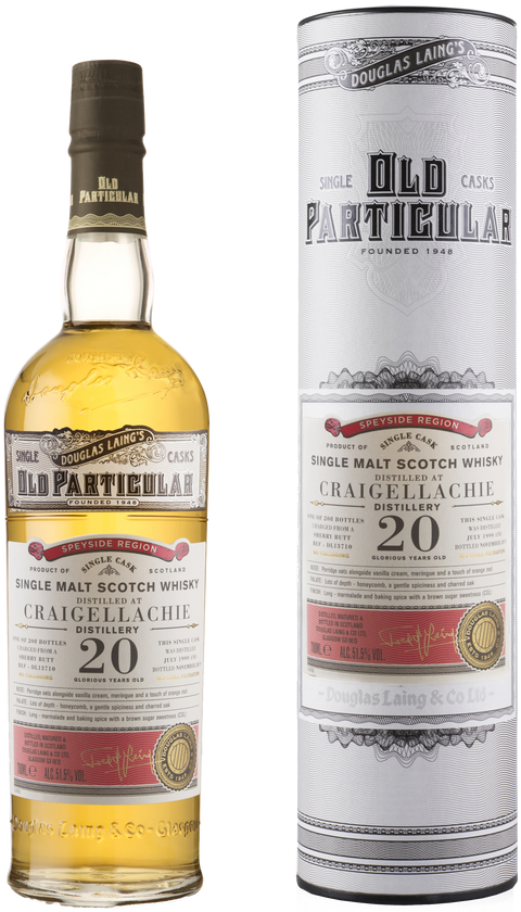 Old Particular Craigellachie 1999 Sherry Butt 20Y---1999---Whisky---Douglas Laing---0.7