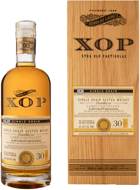 DL XOP CAMBUS 1991 - 30Y 59.5% ---1991---Whisky---Douglas Laing---0.7