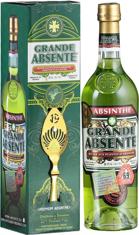 Absinthe Grande Absente + Spoon---0---Absinthe---Absente---0.7