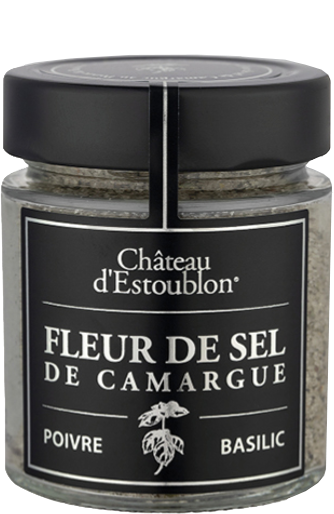 Fleur de Sel de Camargue - Poivre Basilic---0---Condiment---Château d'Estoublon---0.15