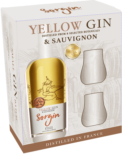 Sorgin Yellow Gin + 2 verres---0---Gin---Sorgin---0.7
